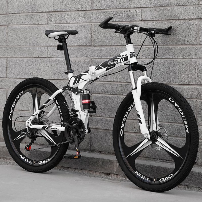 산악 자전거 접이식 오프로드 21단 24단 27단 출퇴근 mtb 입문용 성인용 바이크 휴대, 24인치, c타입, 1개