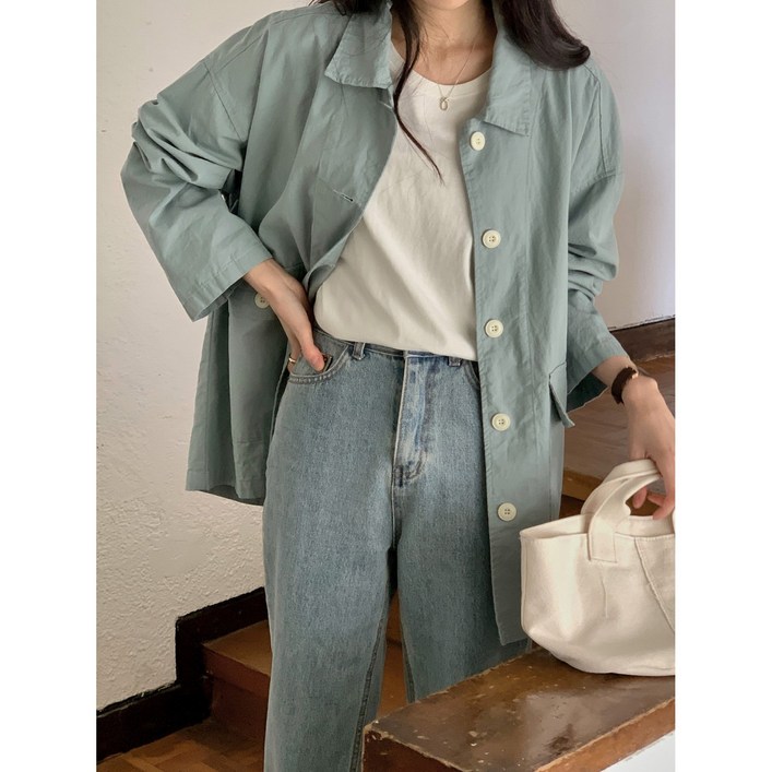 러브앤헤이트 여성 데일리 프렌치시크 카라넥 야상 트렌치 자켓 3color