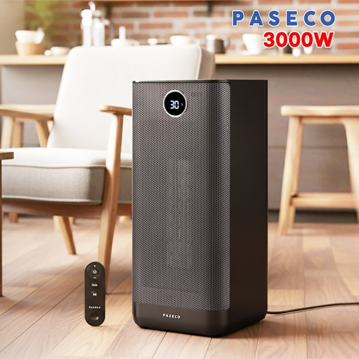 파세코 3000W PTC 히터 난로 온풍기 PHHIP3000W  업소용 사무용  2026년형 최신형