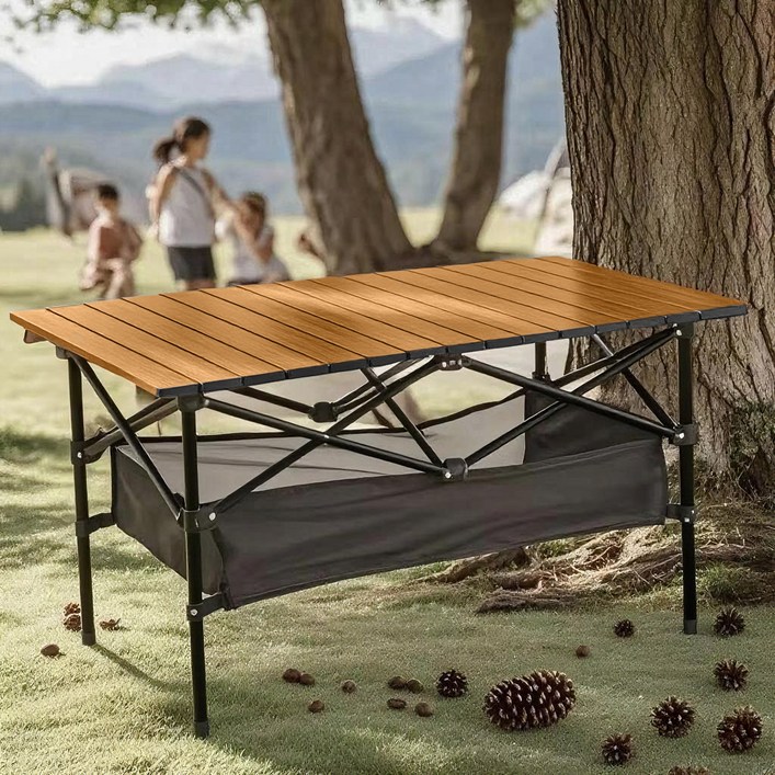 크크라이프 알루미늄 디럭스 롤 캠핑 테이블