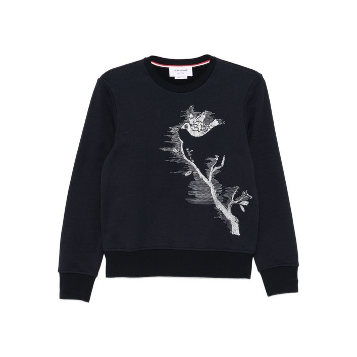 톰 브라운 자수 스웨트셔츠