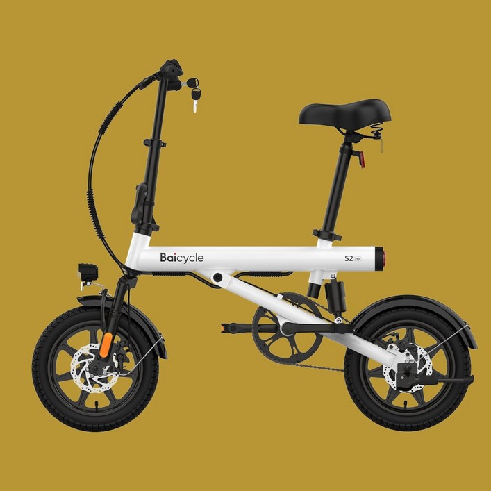 바이사이클 S2 Pro 접이식 14인치 PAS 전기자전거 앞뒤서스펜션 관부가세별도