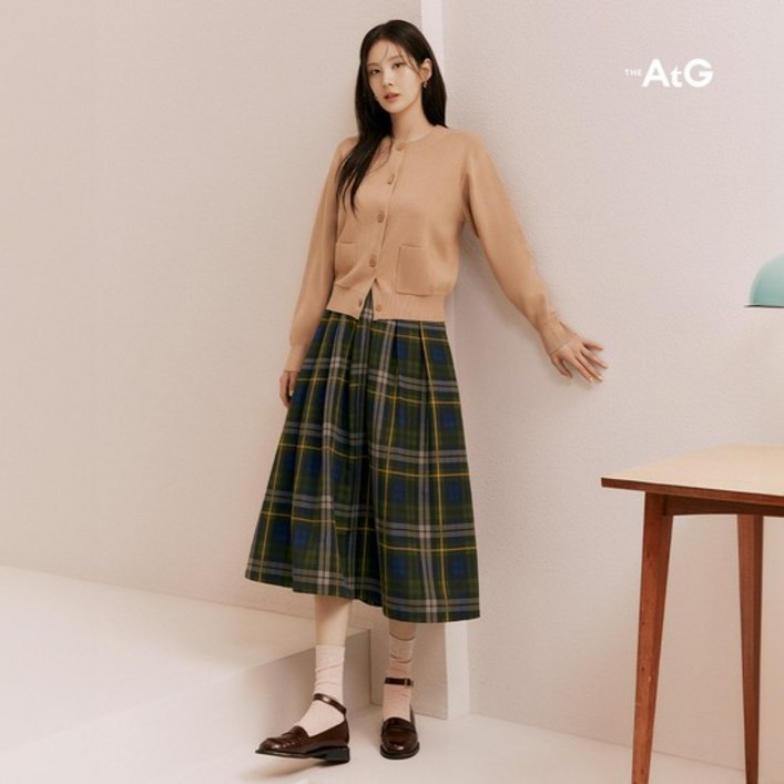 [론칭가69,900원]더엣지 24FW 비비안 체크스커트
