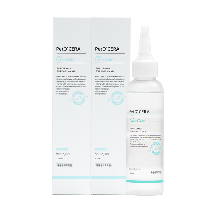 페토세라 저자극 편백수 52 노스팅 무알콜 귀세정제 클이어, 120ml, 2개