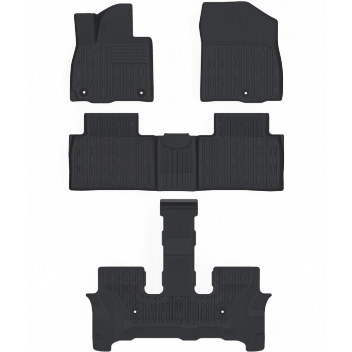 오토셀러 현대 디올뉴 팰리세이드 LX3 123열 3D바닥매트 트렁크매트 TPE 입체 포집 2025년, 123열 카매트 가솔린 7인승25년