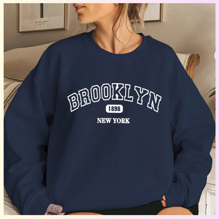 brooklyn브루클린1898 오버핏 남여공용 맨투맨