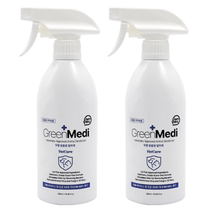 그린메디 벳케어 무향 동물용 탈취소독제, 1개, 500ml