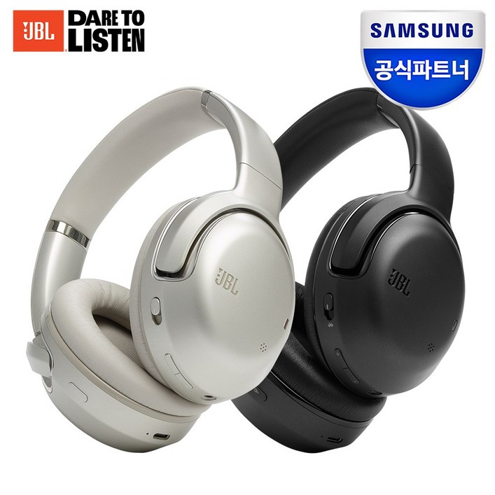 삼성공식파트너 JBL TOUR ONE M2 노이즈 캔슬링 블루투스 헤드셋 오버이어 무선 헤드셋, 블루투스 5.3, 휴대용 케이스, 스터디 헤드폰