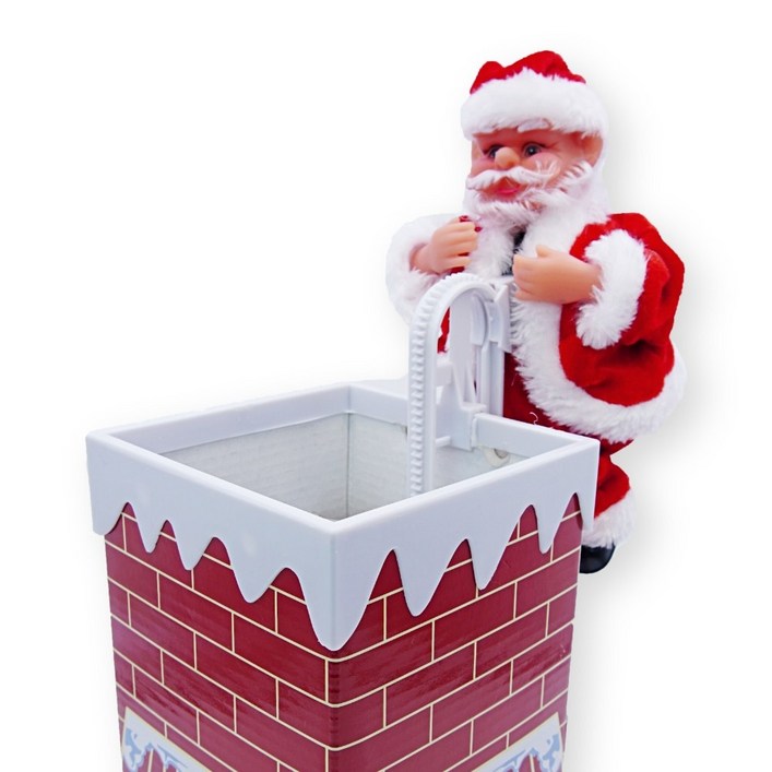 크리스마스 줄타는 산타 인형 움직이는 산타클로스 장난감  춤추는 인형 선물