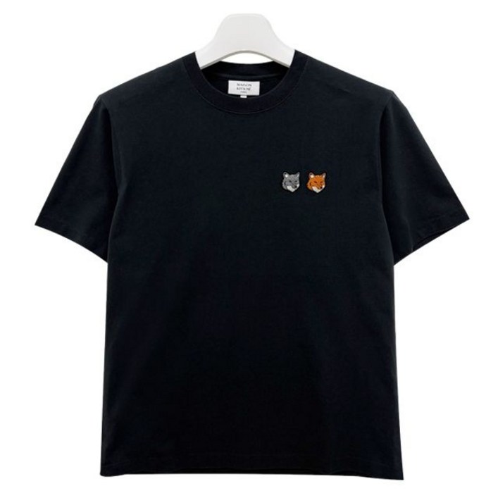 [백화점정품] 메종키츠네 반팔 티셔츠 25 더블 볼드 폭스 헤드 패치 컴포드 반팔티 / 앤트러사이트 (OM011CFKJ0118 P190)