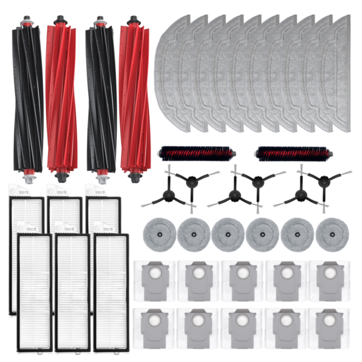 [호환] 호환돼지 로보락 S8 MaxV Ultra 소모품 물걸레 더스트백 필터 브러쉬 1년 패키지, 1개