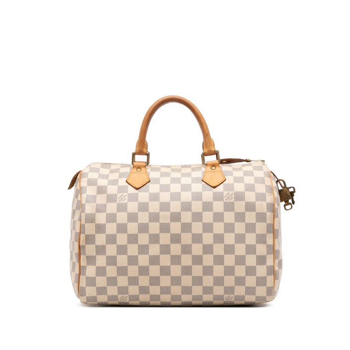 루이 비통 중고 2008 다미에 아주르 스피디 30 보스턴 백