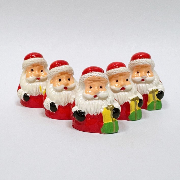 크리스마스 산타 눈사람 트리 피규어 장식 소품 오너먼트 캔들 파츠 테라리움 꾸미기 미니어처, 1개