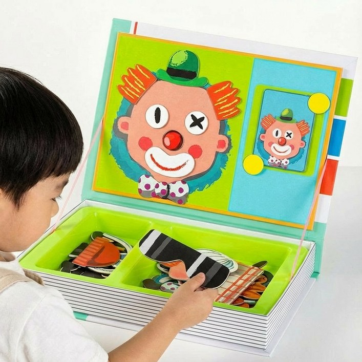토요요 유아 자석 퍼즐 장난감 역할놀이 교구 조용한 놀이 3세 이상 P-C1