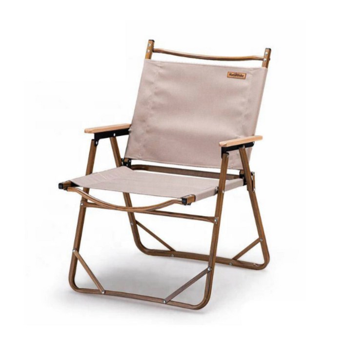 네이처하이크 감성 캠핑 1인용 경량 의자 L 휴대용 접이식 폴딩 벤치, 카키베이지