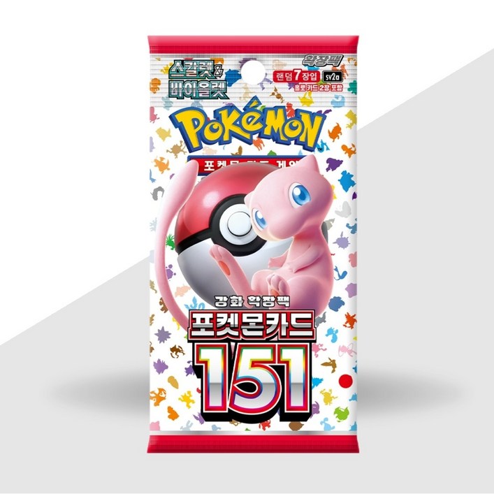 포켓몬카드 151 한글판 한박스, 1개 포켓몬카드 151 한글판 한박스, 1개