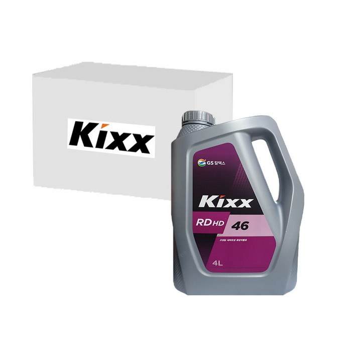 KIXX RD HD 란도46 4L 킥스 유압유 유압작동유 (4L x 4개), 4개