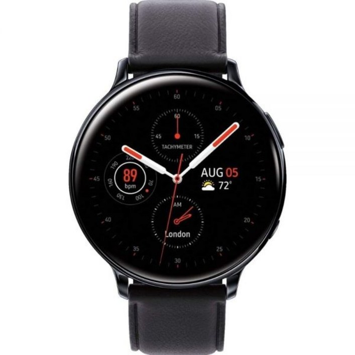 삼성 갤럭시 워치 액티브2 LTE 스마트워치 스테인레스 스틸, 44mm, 블랙 갱신