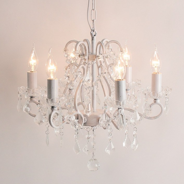 예스케이라이팅 엘라6등 샹들리에 화이트골드 인테리어조명 팬던트 식탁등 주방등 무드등, 엘라6등 화이트골드