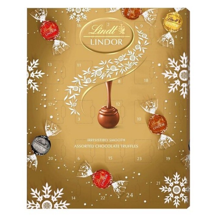 Lindt 린트 린도르 크리스마스 어드벤트 캘린더 초콜릿 트러플 300g 2021 Assorted