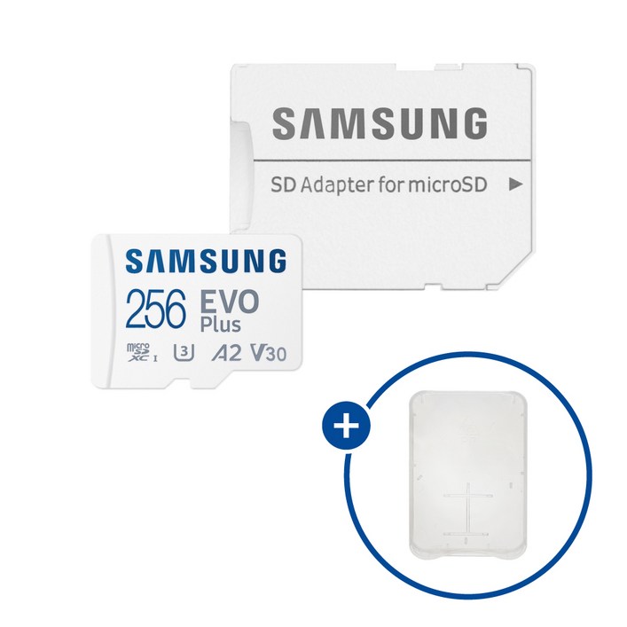 삼성전자 공식인증 정품 마이크로SD카드 EVO PLUS MBMC256SAKR SD카드 케이스 삼성전자 공식인증 정품 마이크로SD카드 EVO PLUS MBMC256SAKR SD카드 케이스