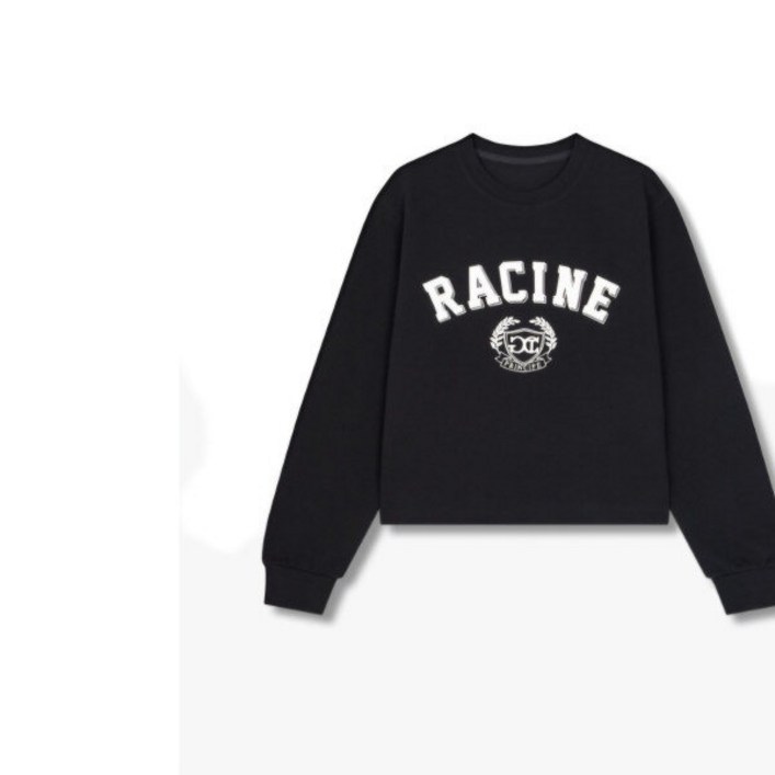 지컷 레터링 프린트 스트링 헴 티셔츠7225140600CC 2432805