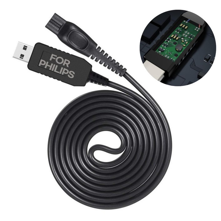 필립스 전기면도기 USB 충전 케이블 호환 HQ8505 필립스 전기면도기 USB 충전 케이블 호환 HQ8505