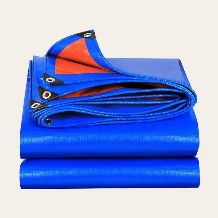 캐노피 타포린 타프 야외 방수포 두꺼운 진한 오렌지색