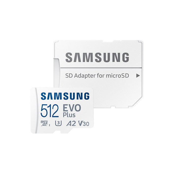삼성전자 공식인증 EVO Plus MicroSDXC SD어댑터포함 512GB MBMC512KAKR