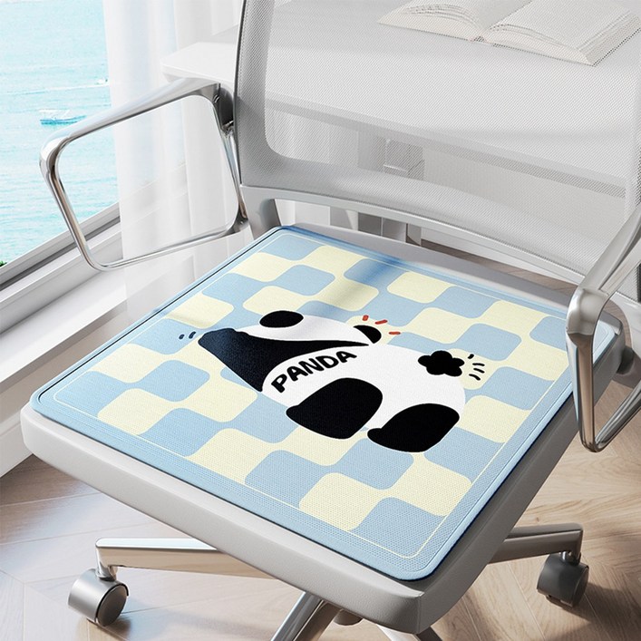 미투리아 논슬립 씻어쓰는 귀여운 판다 여름 아이스 쿨 방석