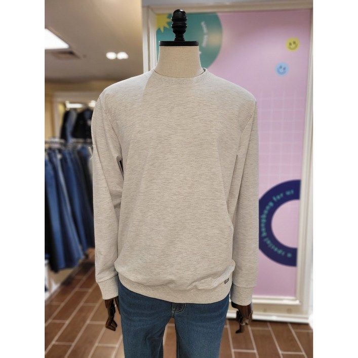 뱅뱅 [동아수성] 봄 남녀공용 트레이닝 셋업 무지 맨투맨 티셔츠