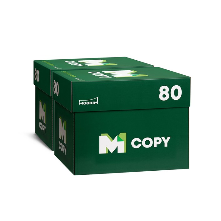 무림제지 M Copy 80g A4용지 에이포 복사용지 2박스, A4, 5000매