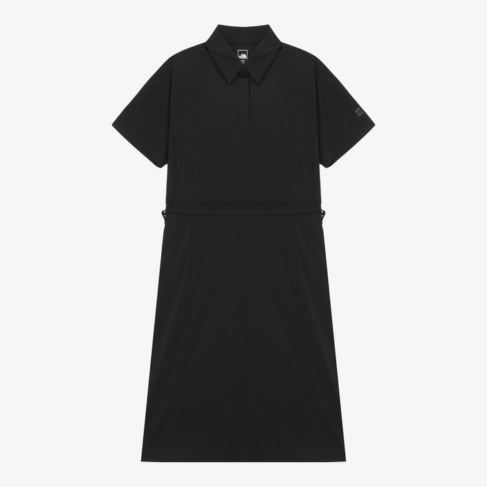 매장판 노스페이스 여성 프로스트 우븐 롱 카라 원피스 블랙 NT7ZR32A