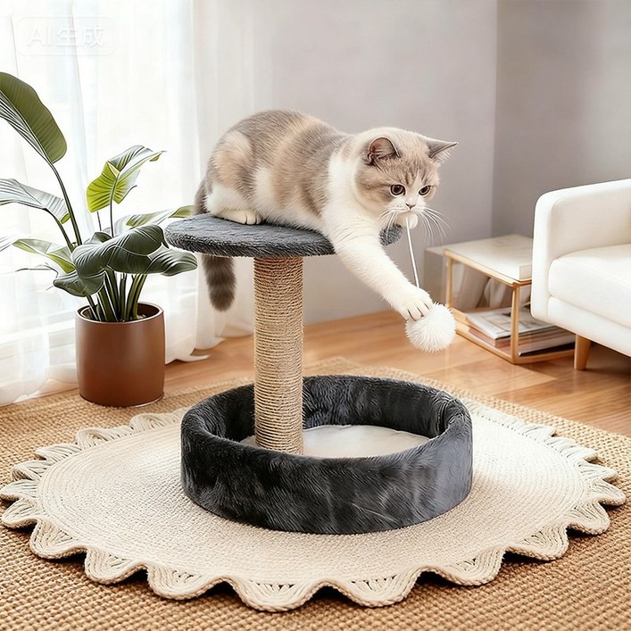 소형 캣타워 고양이 집채기둥