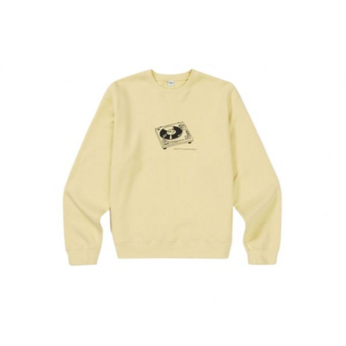 국내매장상품 mmlg 맨투맨 MEMORY SWEAT (BUTTER) 354138