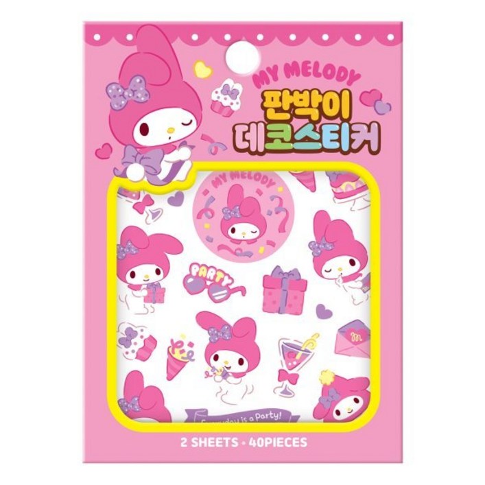 산리오캐릭터즈 마이멜로디 판박이 데코스티커