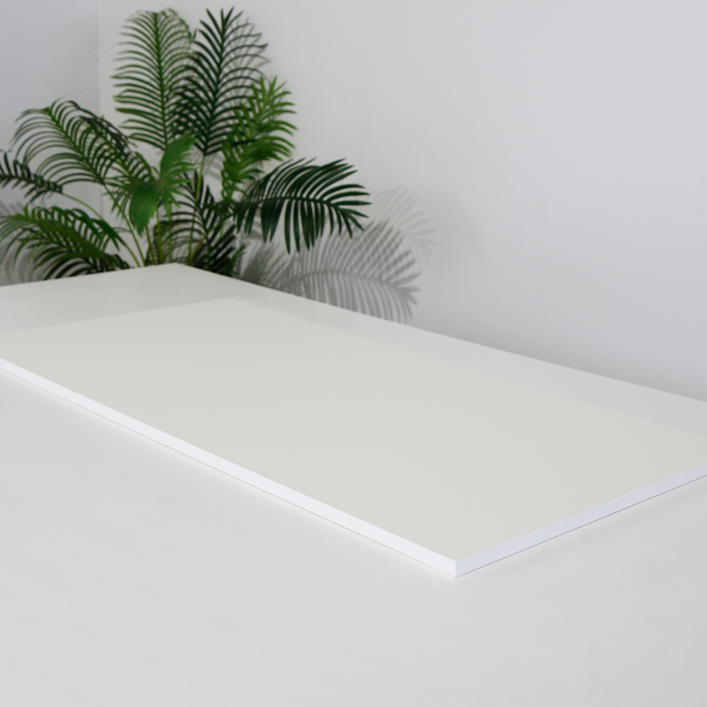 큐브프레임 딜라이트 M 테이블상판 주문제작 책상 식탁 하이그로시상판, 알투스아이보리+니게르화이트