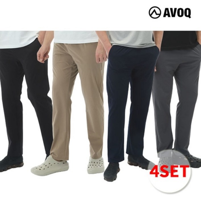 [AVOQ] 아보크 26SS 남성 컴포트 나일론 팬츠 4종