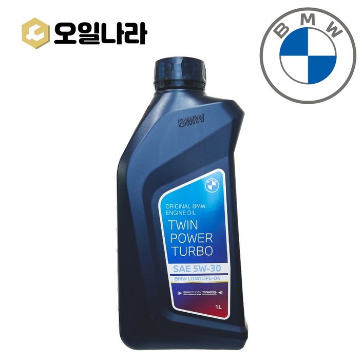 BMW 오일나라 순정엔진오일 트윈파워터보 LL04 5W30 1L, 1개, 5w30, 1L