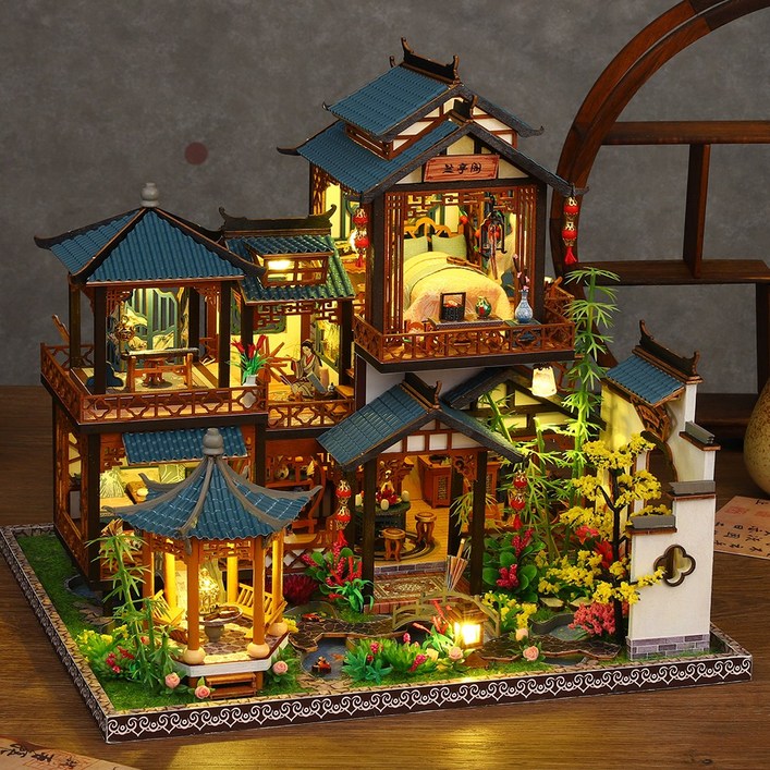 옥탑방어른이 대형 DIY 미니어처 하우스 만들기 무릉도원 한글설명서