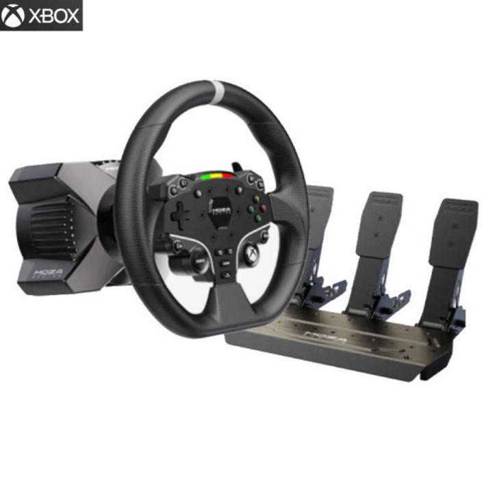 [트루펙트] MOZA R3 레이싱 휠 올인원 풀 패키지 Xbox 엑박 모자 레이싱 시뮬레이터 게임적용 티어링 휠 페달 친환경PU