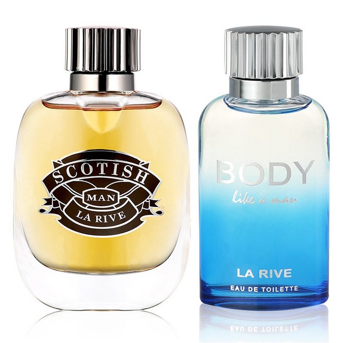 공식수입 라리브 남자향수 베스트픽 2종바디라이크스코티쉬, 180ml, 90ml