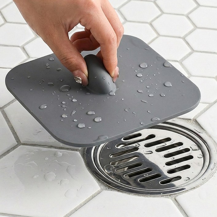 켈리미 배수구 커버 덮개 패드 화장실 욕실 싱크대 하수구 악취 냄새 차단
