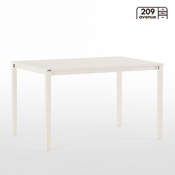209애비뉴 제로데스크 화이트 1200X600 게이밍게임용컴퓨터데스크, 화이트프레임화이트상판