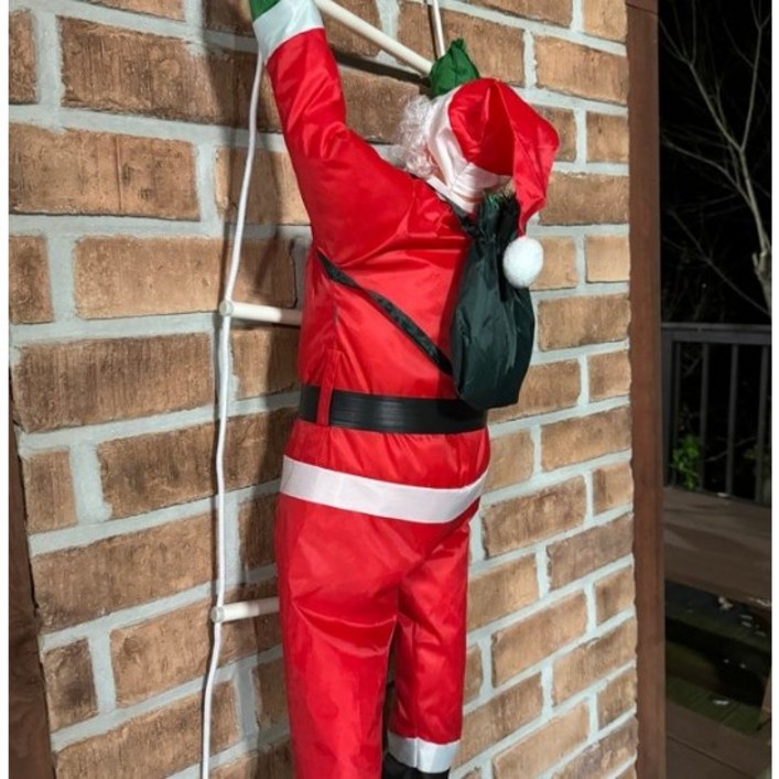 국내 출고 배송 인테리어 산타 사다리 로프 인형 크리스마스 트리 장식 인형 소품 데코