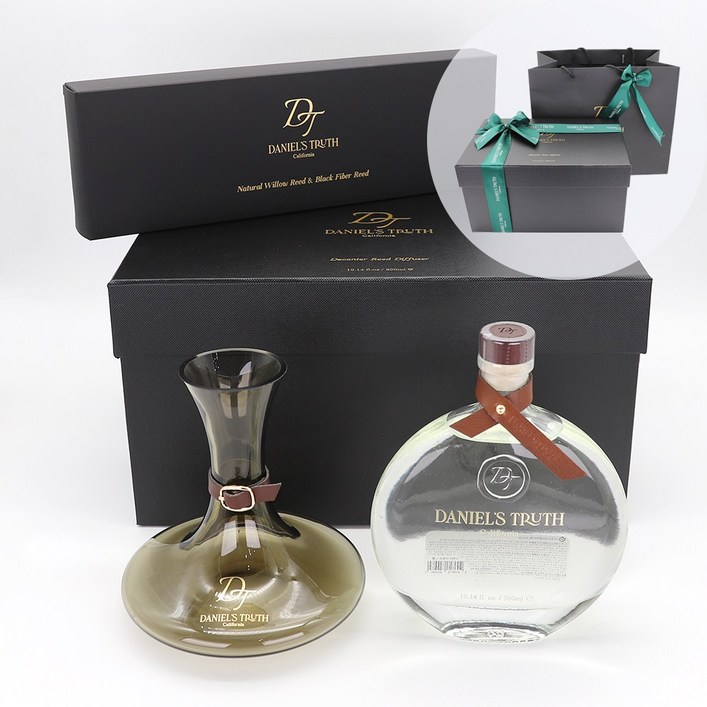 백화점정품 다니엘트루스 와인 디켄터 디자인 리드 디퓨저 밤쉘향 리본포장,쇼핑백동봉