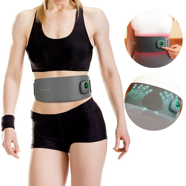 ERANSTAR 복근 EMS 트레이닝 복부 허리마사지기 뱃살자극 다이어트 홈트레이닝