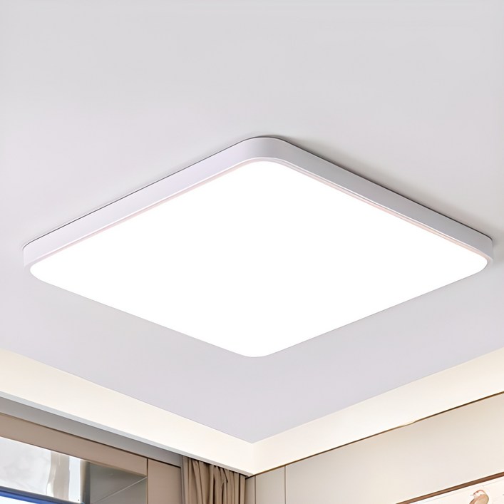 LED 초슬림 천장등 플리커프리 삼성칩셋 60W, 화이트 LED 초슬림 천장등 플리커프리 삼성칩셋 60W, 화이트