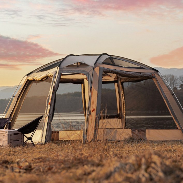 대형돔텐트 로티캠프 제로스트 S1 캠핑 돔 쉘터 텐트