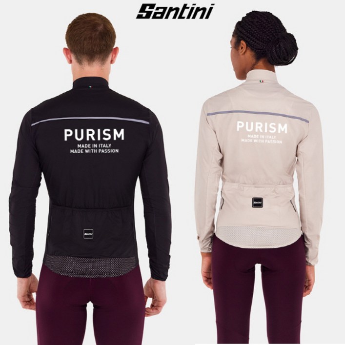 산티니 자전거 사이클 FW25 퓨어리즘 남녀공용 바람막이 윈드브레이커 자켓 슬림핏
